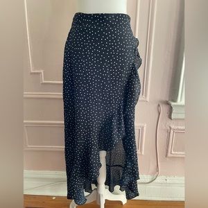 DEREK HEART ASYMMETRICAL RUFFLE SKIRT 🦋